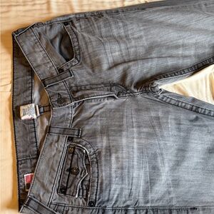 True Religion Charcoal Relaxed Jeans